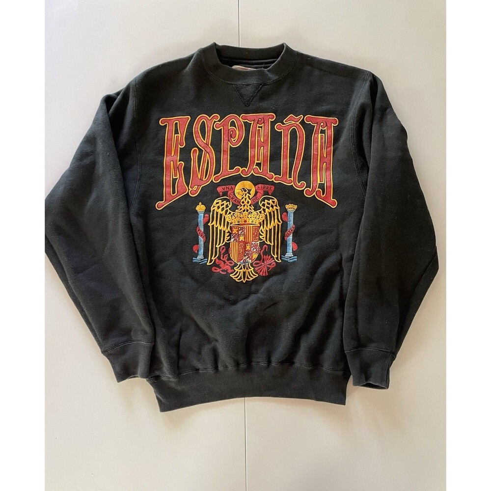 RARE-Vintage 90’s Galt Sand Espana Sweatshirt with Spain Coat of Arms - Medium